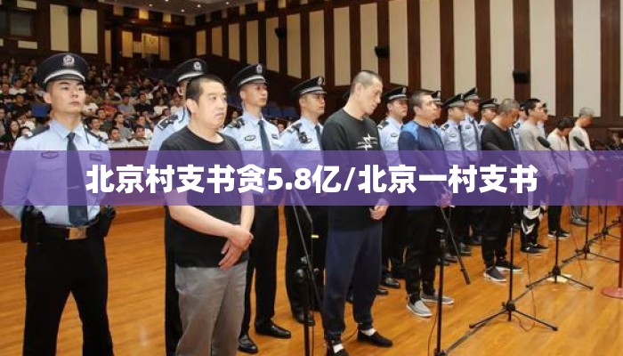 北京村支书贪5.8亿/北京一村支书