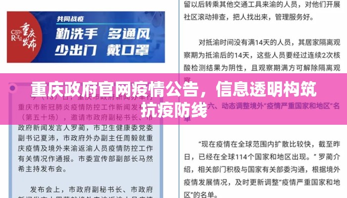 重庆政府官网疫情公告，信息透明构筑抗疫防线