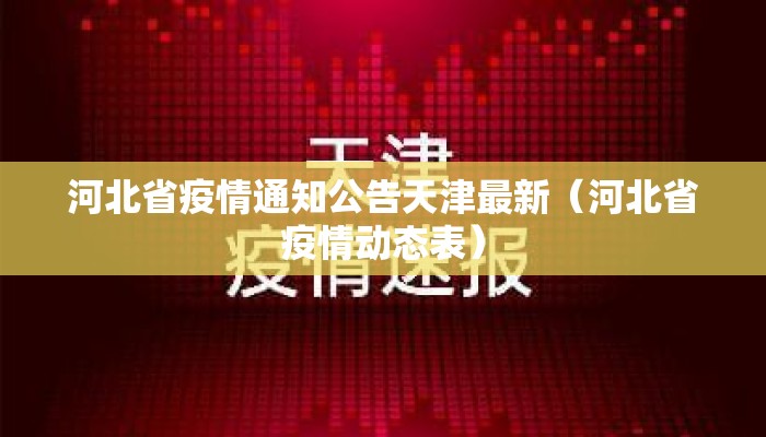 河北省疫情通知公告天津最新（河北省疫情动态表）