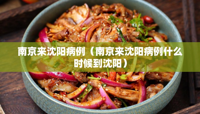 南京来沈阳病例（南京来沈阳病例什么时候到沈阳）