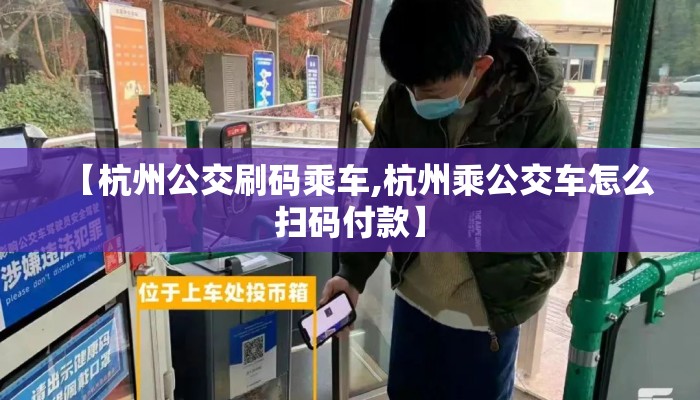 【杭州公交刷码乘车,杭州乘公交车怎么扫码付款】