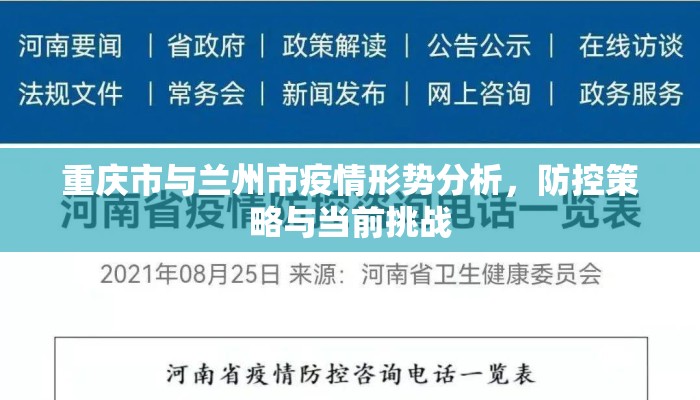 重庆市与兰州市疫情形势分析，防控策略与当前挑战