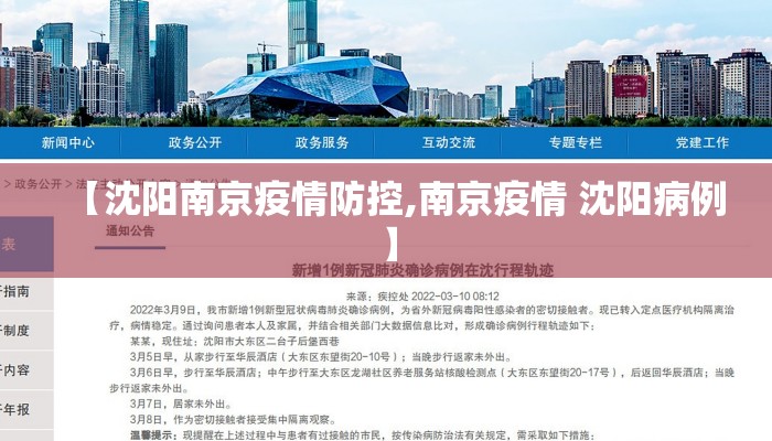 【沈阳南京疫情防控,南京疫情 沈阳病例】