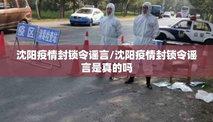 沈阳疫情封锁令谣言/沈阳疫情封锁令谣言是真的吗