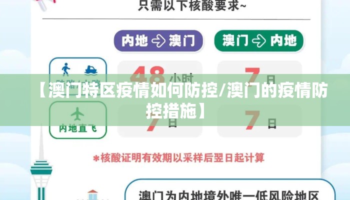 【澳门特区疫情如何防控/澳门的疫情防控措施】