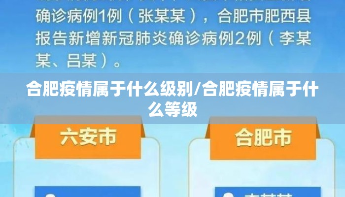 合肥疫情属于什么级别/合肥疫情属于什么等级