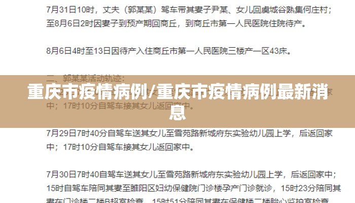 重庆市疫情病例/重庆市疫情病例最新消息