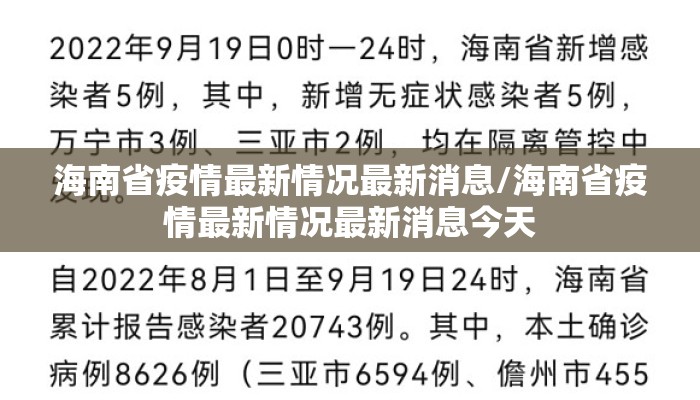 海南省疫情最新情况最新消息/海南省疫情最新情况最新消息今天