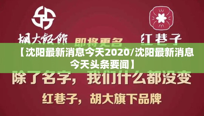 【沈阳最新消息今天2020/沈阳最新消息今天头条要闻】
