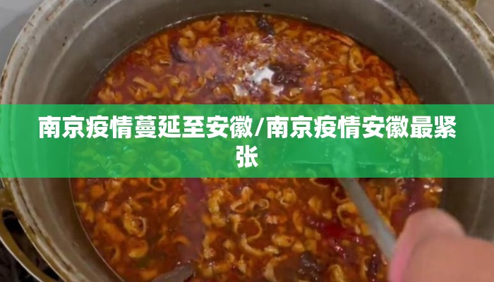 南京疫情蔓延至安徽/南京疫情安徽最紧张