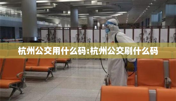 杭州公交用什么码:杭州公交刷什么码 杭州公交用什么码:杭州公交刷什么码