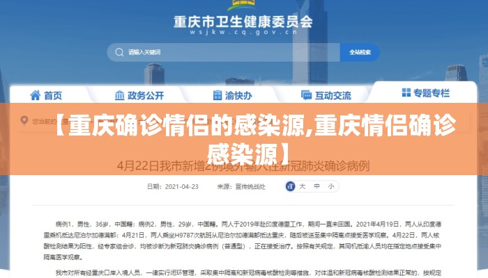 【重庆确诊情侣的感染源,重庆情侣确诊 感染源】 【重庆确诊情侣的感染源,重庆情侣确诊 感染源】