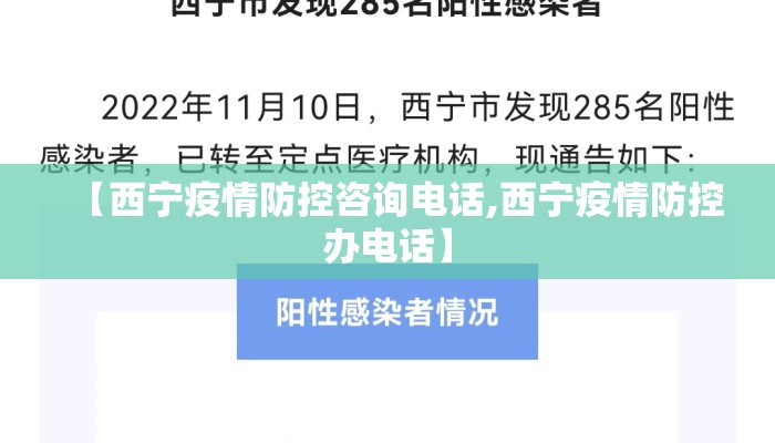 【西宁疫情防控咨询电话,西宁疫情防控办电话】