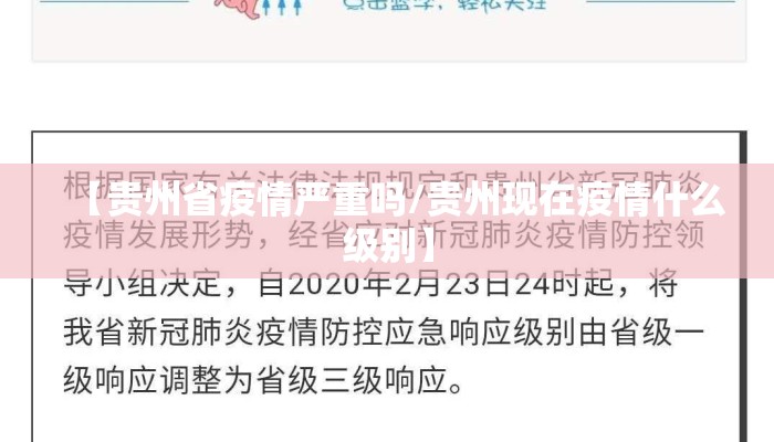 【贵州省疫情严重吗/贵州现在疫情什么级别】