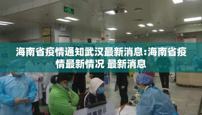 海南省疫情通知武汉最新消息:海南省疫情最新情况 最新消息
