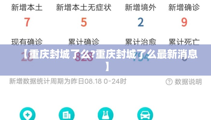 【重庆封城了么?重庆封城了么最新消息】
