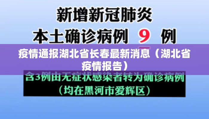 疫情通报湖北省长春最新消息（湖北省疫情报告）