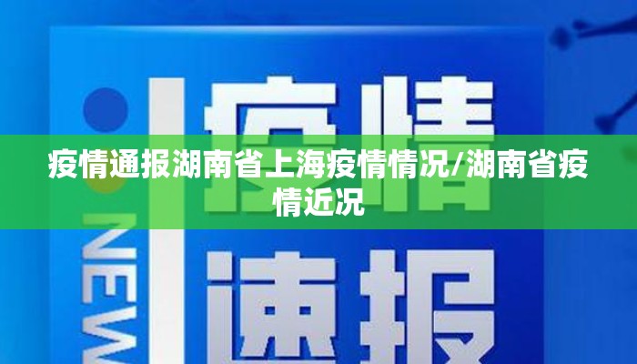 疫情通报湖南省上海疫情情况/湖南省疫情近况
