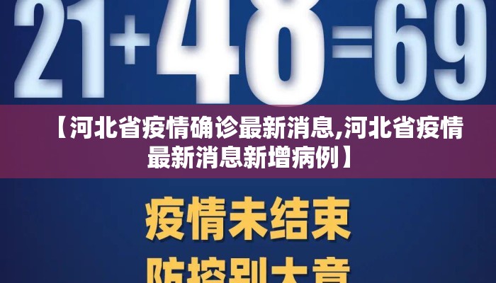 【河北省疫情确诊最新消息,河北省疫情最新消息新增病例】