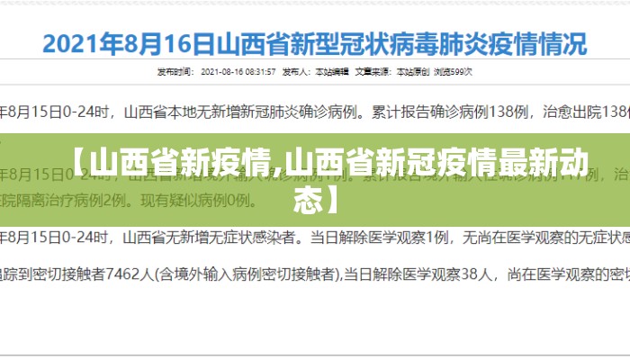 【山西省新疫情,山西省新冠疫情最新动态】