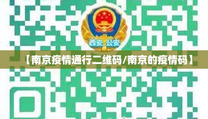 【南京疫情通行二维码/南京的疫情码】
