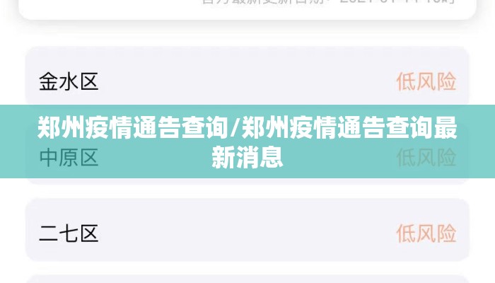 郑州疫情通告查询/郑州疫情通告查询最新消息