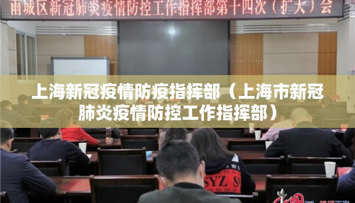 上海新冠疫情防疫指挥部（上海市新冠肺炎疫情防控工作指挥部）