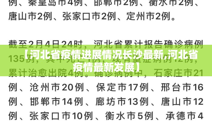 【河北省疫情进展情况长沙最新,河北省疫情最新发展】