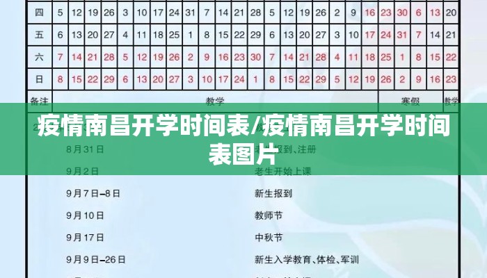 疫情南昌开学时间表/疫情南昌开学时间表图片