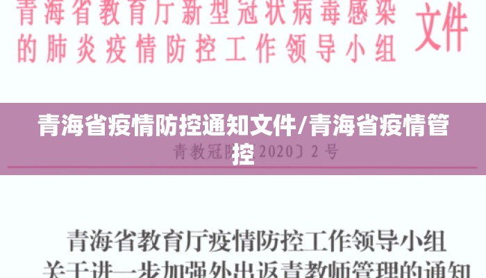 青海省疫情防控通知文件/青海省疫情管控