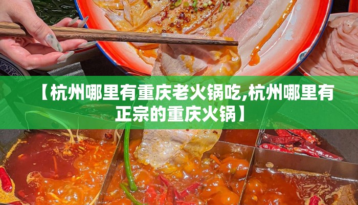 【杭州哪里有重庆老火锅吃,杭州哪里有正宗的重庆火锅】