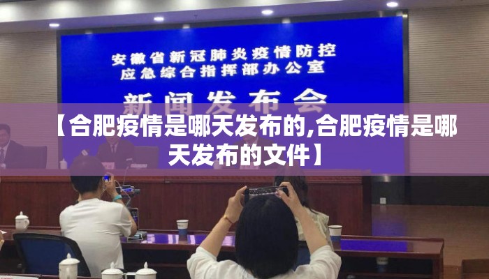 【合肥疫情是哪天发布的,合肥疫情是哪天发布的文件】