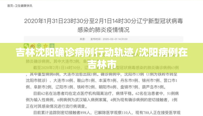 吉林沈阳确诊病例行动轨迹/沈阳病例在吉林市