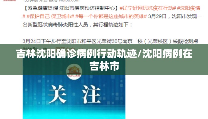 吉林沈阳确诊病例行动轨迹/沈阳病例在吉林市
