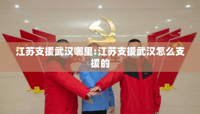 江苏支援武汉哪里:江苏支援武汉怎么支援的