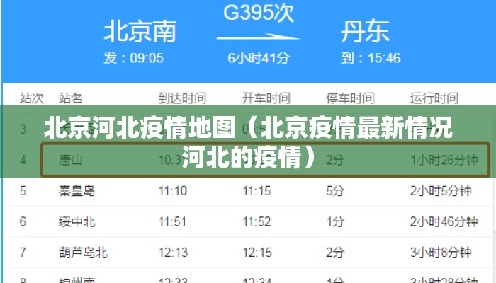 北京河北疫情地图（北京疫情最新情况河北的疫情）