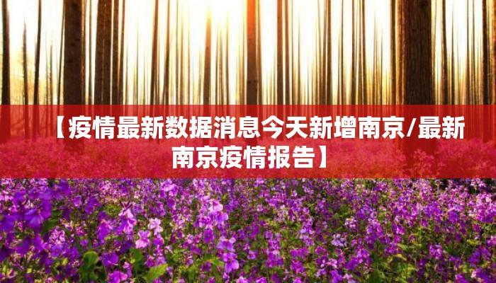 【疫情最新数据消息今天新增南京/最新南京疫情报告】