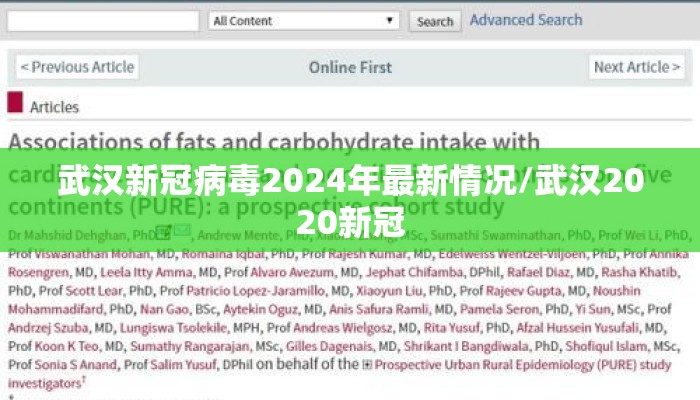 武汉新冠病毒2024年最新情况/武汉2020新冠