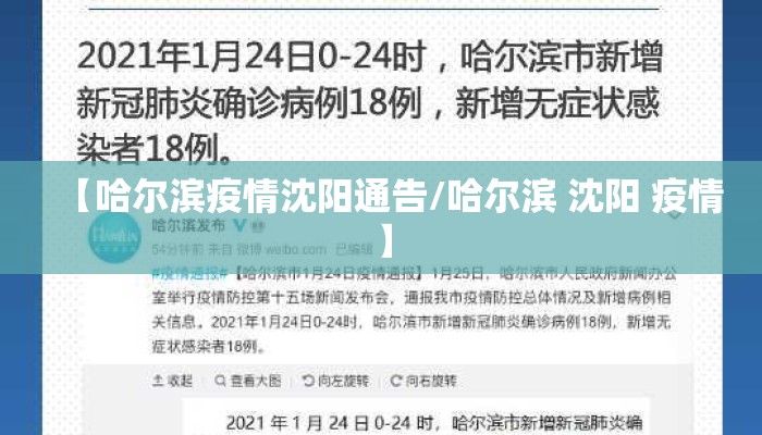 【哈尔滨疫情沈阳通告/哈尔滨 沈阳 疫情】