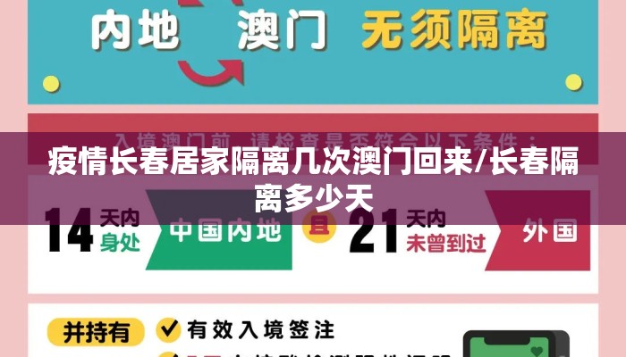 疫情长春居家隔离几次澳门回来/长春隔离多少天
