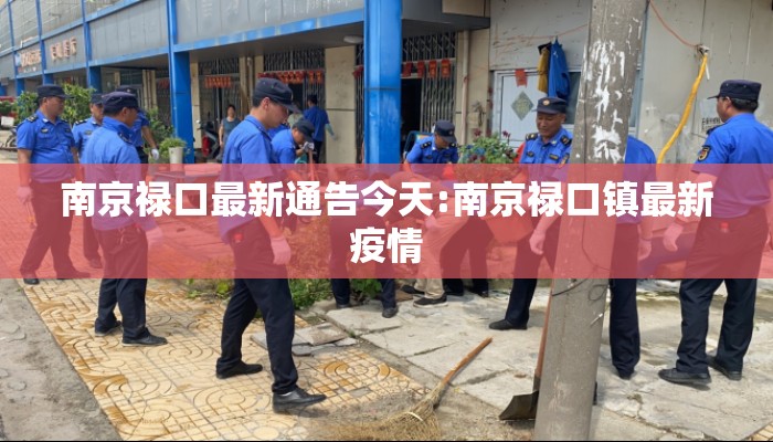南京禄口最新通告今天:南京禄口镇最新疫情