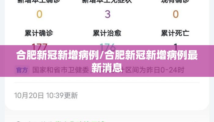 合肥新冠新增病例/合肥新冠新增病例最新消息
