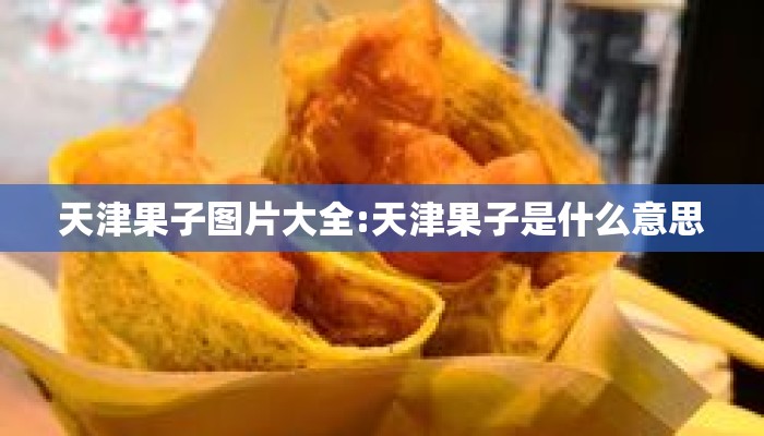 天津果子图片大全:天津果子是什么意思
