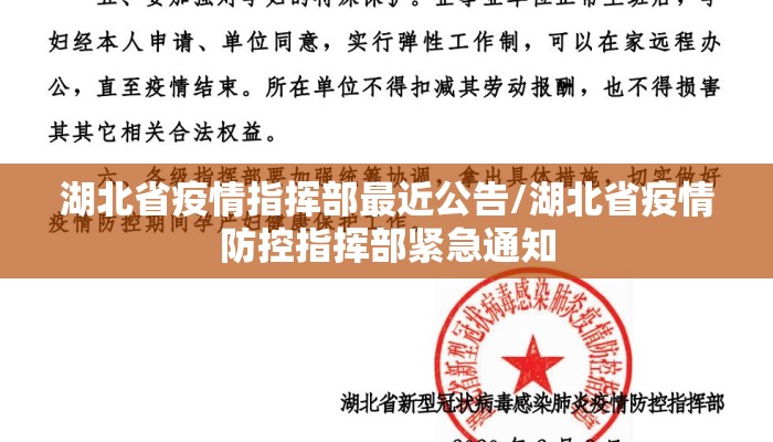 湖北省疫情指挥部最近公告/湖北省疫情防控指挥部紧急通知