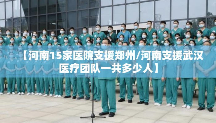 【河南15家医院支援郑州/河南支援武汉医疗团队一共多少人】