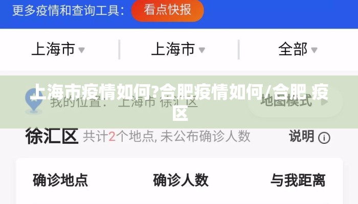 上海市疫情如何?合肥疫情如何/合肥 疫区