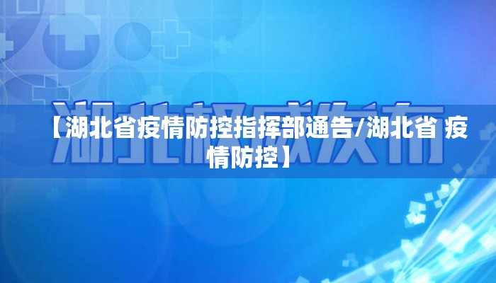 【湖北省疫情防控指挥部通告/湖北省 疫情防控】
