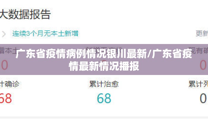 广东省疫情病例情况银川最新/广东省疫情最新情况播报
