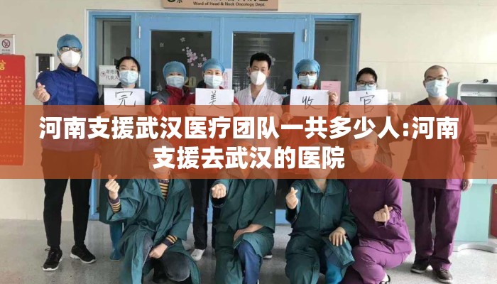 河南支援武汉医疗团队一共多少人:河南支援去武汉的医院