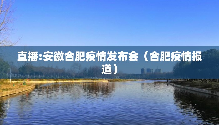 直播:安徽合肥疫情发布会（合肥疫情报道）